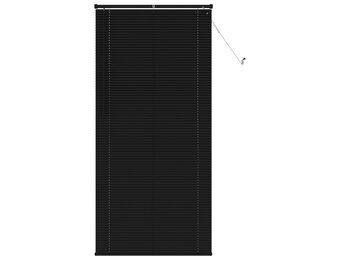 Venetiaanse Jaloezie Zwart PVC - 213 x 80 cm (33% Korting)