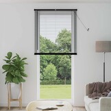 Venetiaanse Jaloezie Zwart PVC - 213 x 80 cm (33% Korting)
