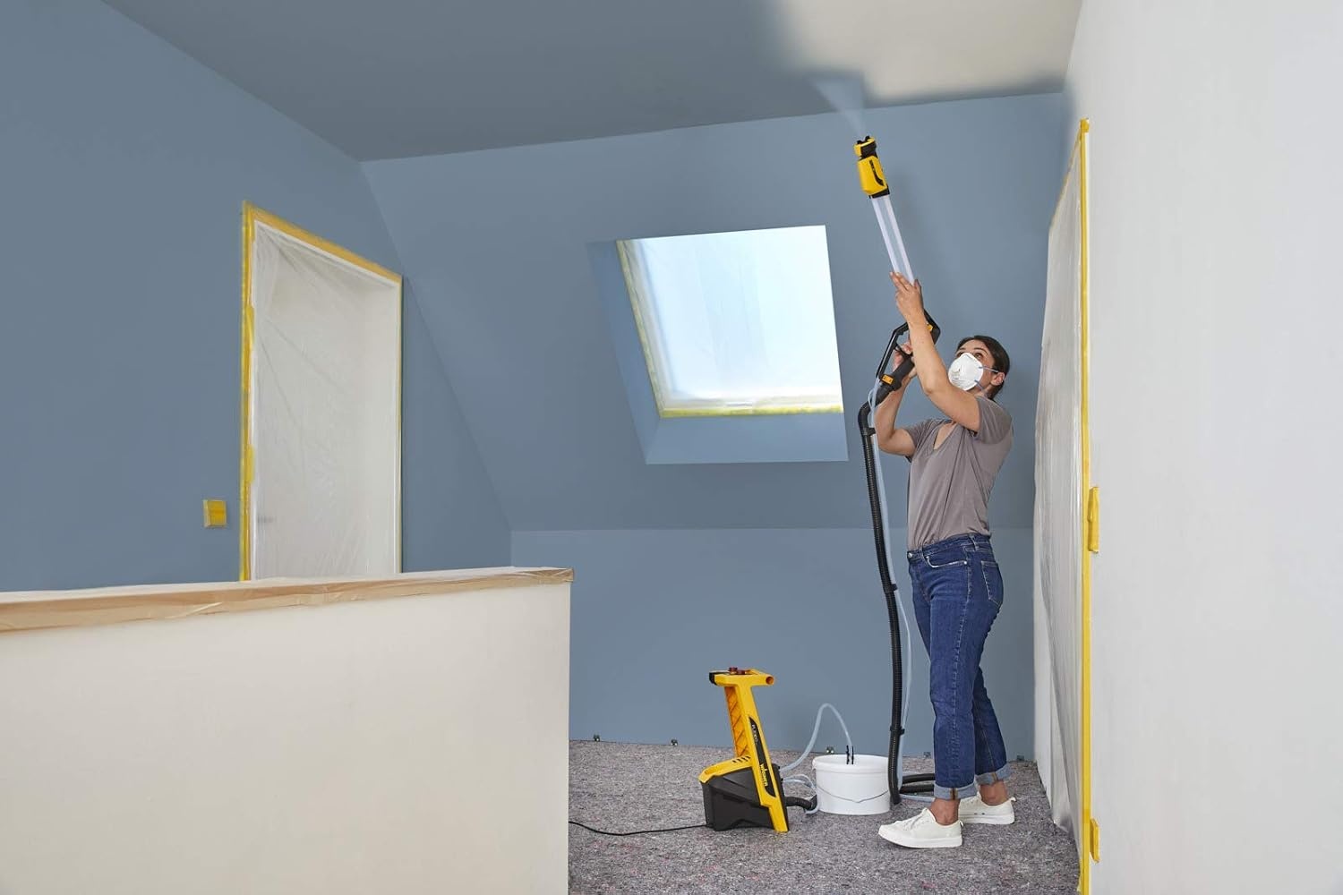 Wagner Verfspuitsysteem W 950 Flexio Geel Zwart M - 35% Korting