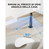 Stille Torenventilator 92cm met Afstandsbediening | 3 Snelheden | Zwart | 54% Korting