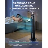Stille Torenventilator 92cm met Afstandsbediening | 3 Snelheden | Zwart | 54% Korting