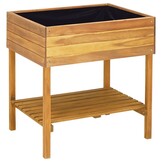 Verhoogde Plantenbak Acaciahout 78.5x58.5x78.5 cm - 59% Korting