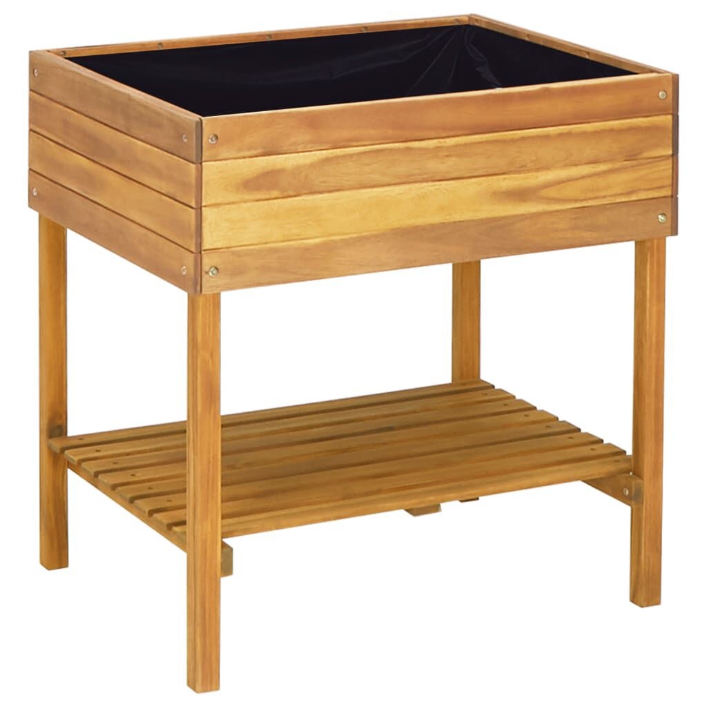 Verhoogde Plantenbak Acaciahout 78.5x58.5x78.5 cm - 59% Korting