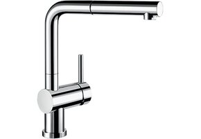 Keukenkraan LINUS-S-F | Chroom met Uittrekbare Douche | 35% Korting