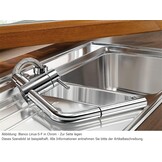 Keukenkraan LINUS-S-F | Chroom met Uittrekbare Douche | 35% Korting