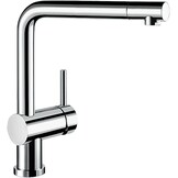 Keukenkraan LINUS-S-F | Chroom met Uittrekbare Douche | 35% Korting