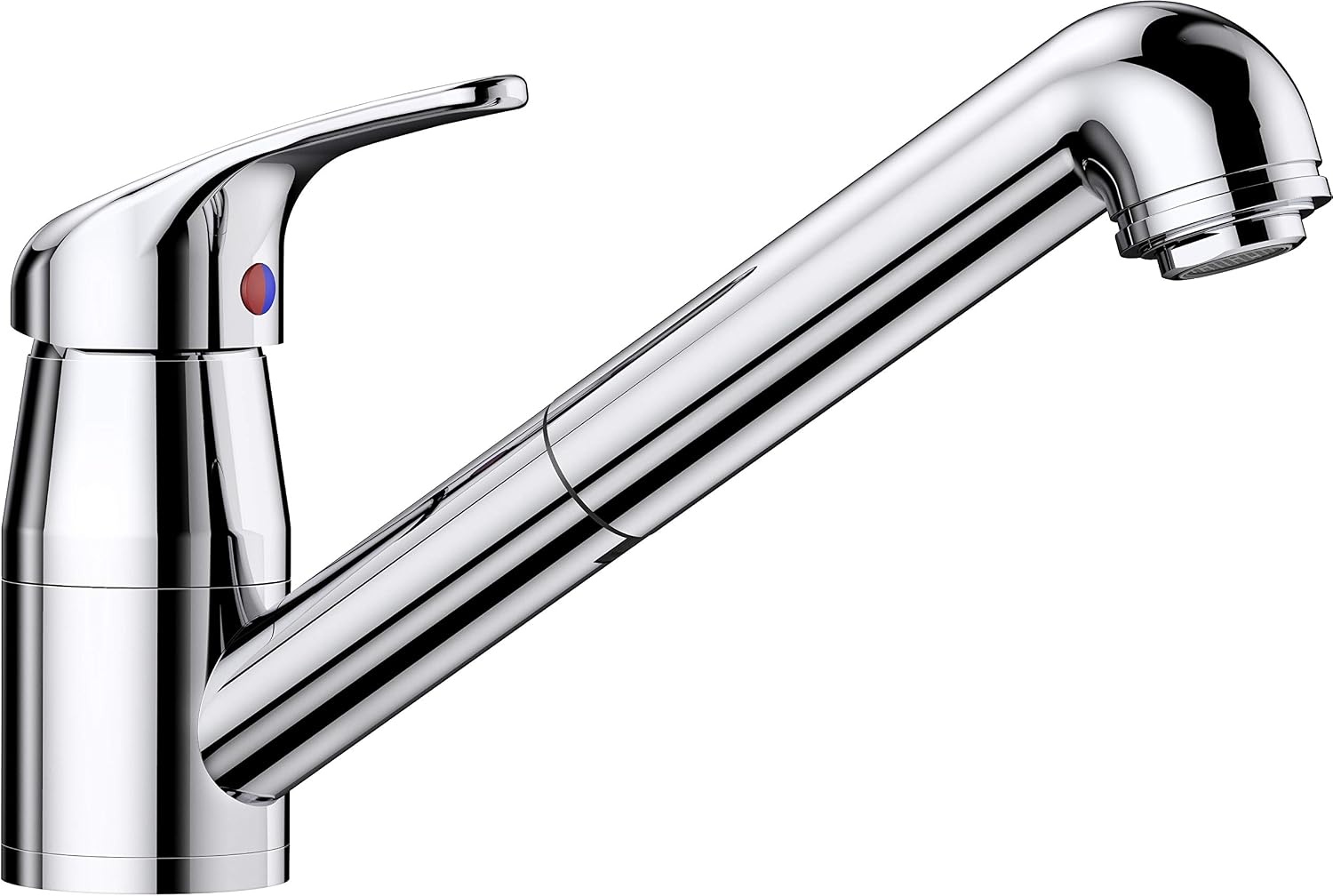 Keukenkraan LINUS-S-F | Chroom met Uittrekbare Douche | 35% Korting