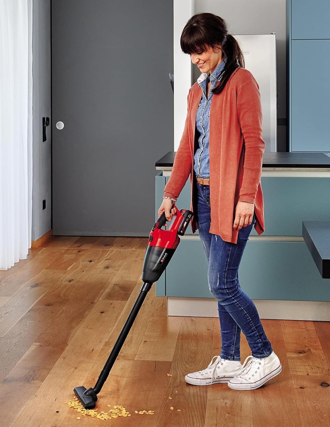 Accu Handstofzuiger 18V Rood Zwart | TE-VC 18 Li Solo | 33% Korting