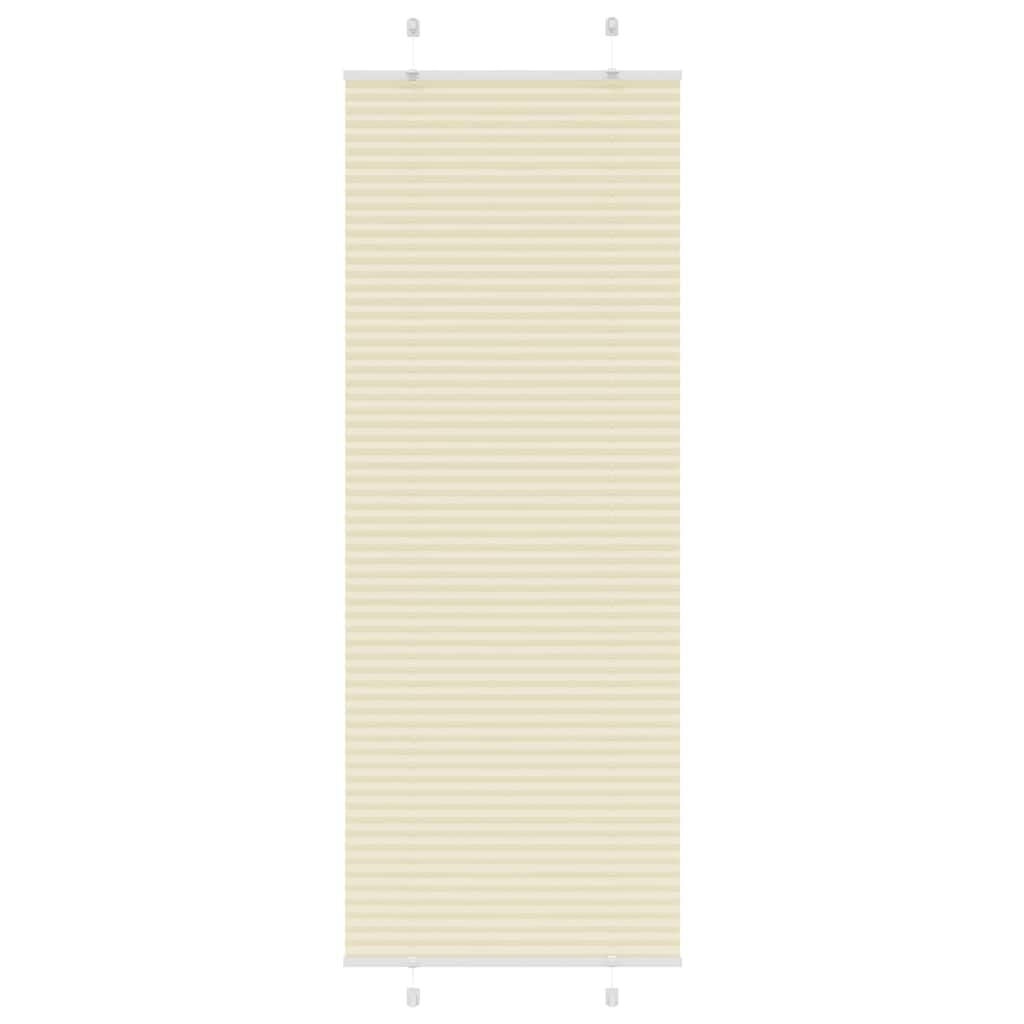 Plisségordijn Crème Polyester 70x200 cm - 32% Korting