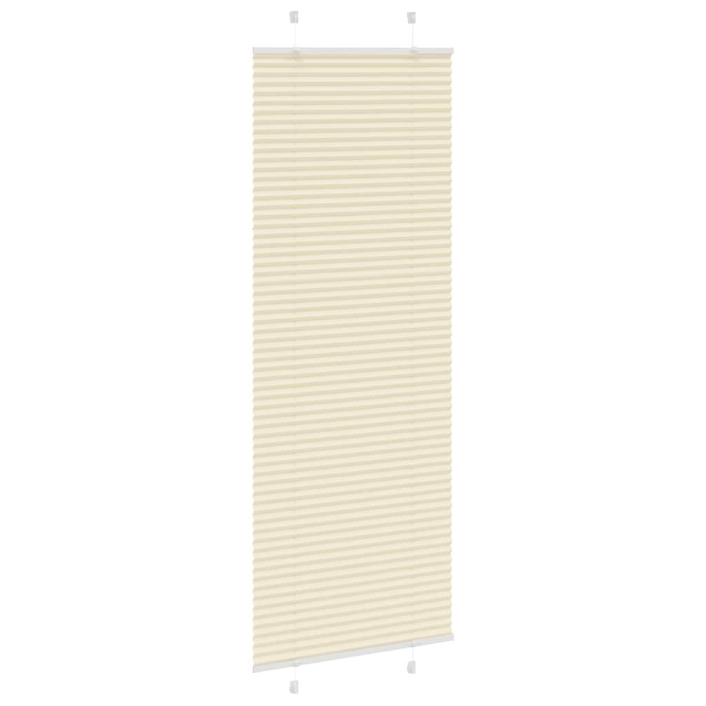 Plisségordijn Crème Polyester 70x200 cm - 32% Korting