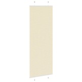 Plisségordijn Crème Polyester 70x200 cm - 32% Korting