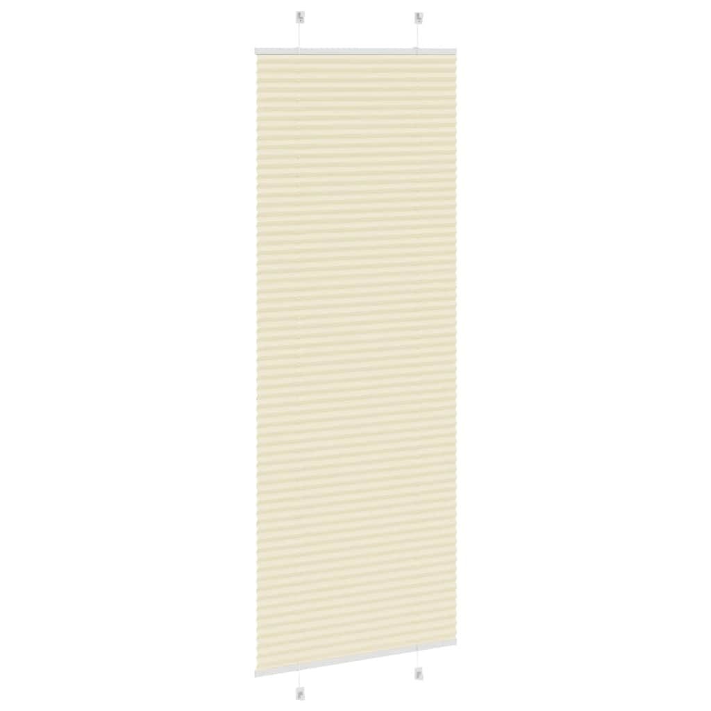 Plisségordijn Crème Polyester 70x200 cm - 32% Korting