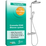 Douchesysteem Crometta S met Thermostaat - 35% Korting!