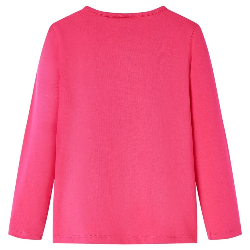 Kindershirt Lange Mouwen Felroze Hertje - 48% Korting