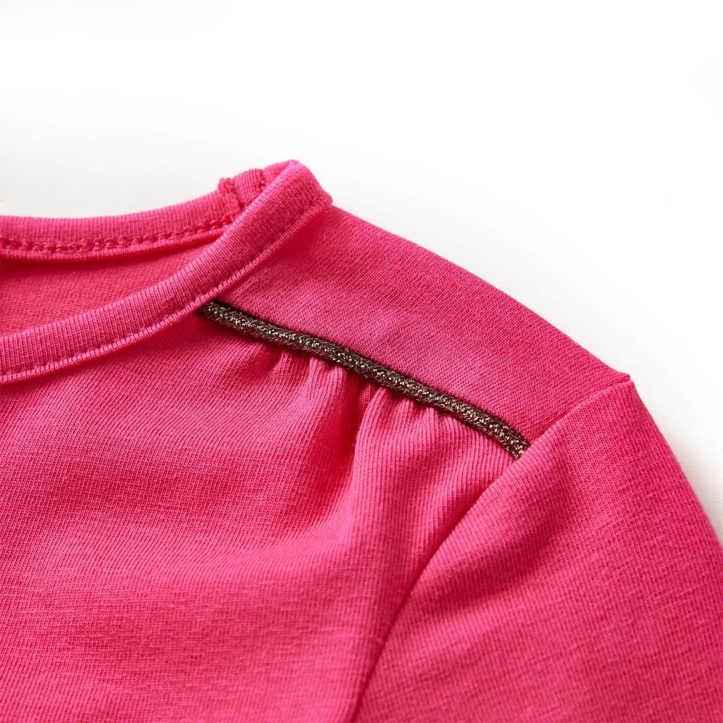 Kindershirt Lange Mouwen Felroze Hertje - 48% Korting