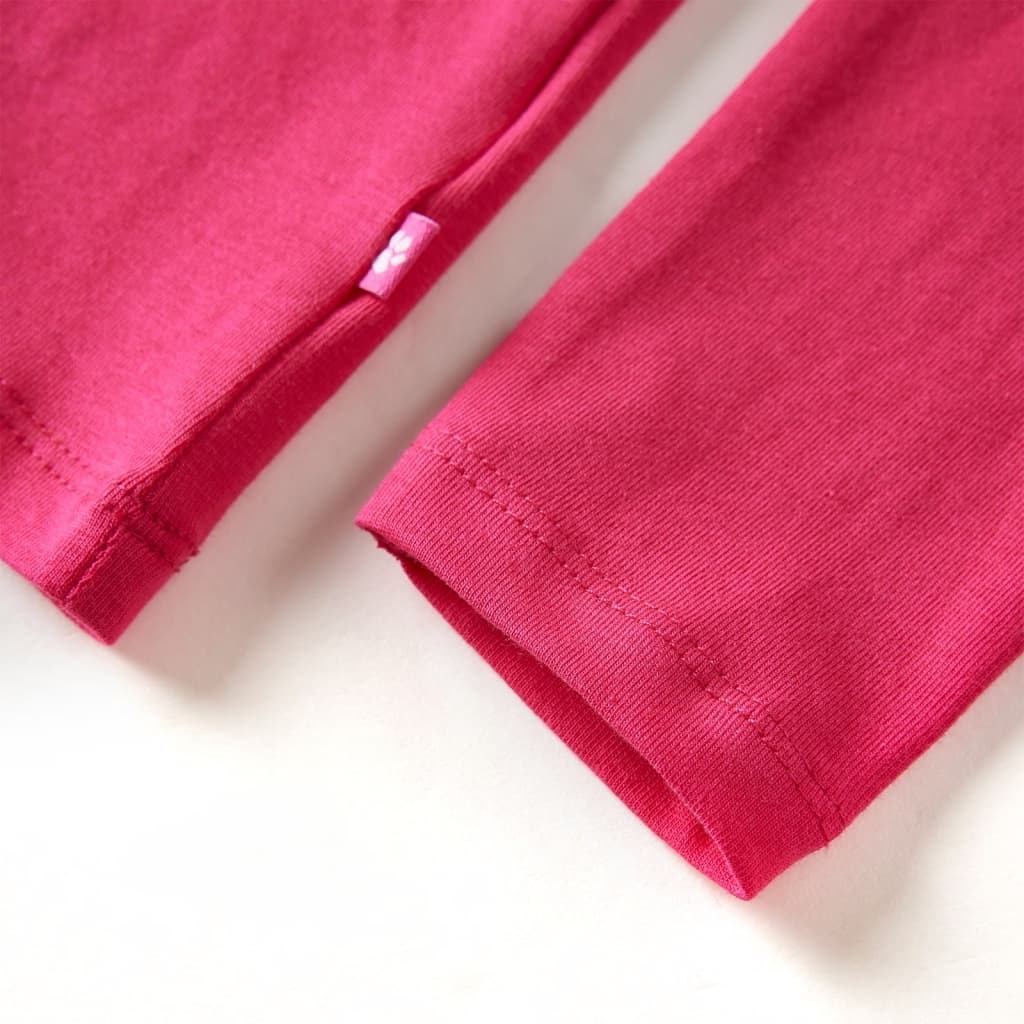 Kindershirt Lange Mouwen Felroze Hertje - 48% Korting