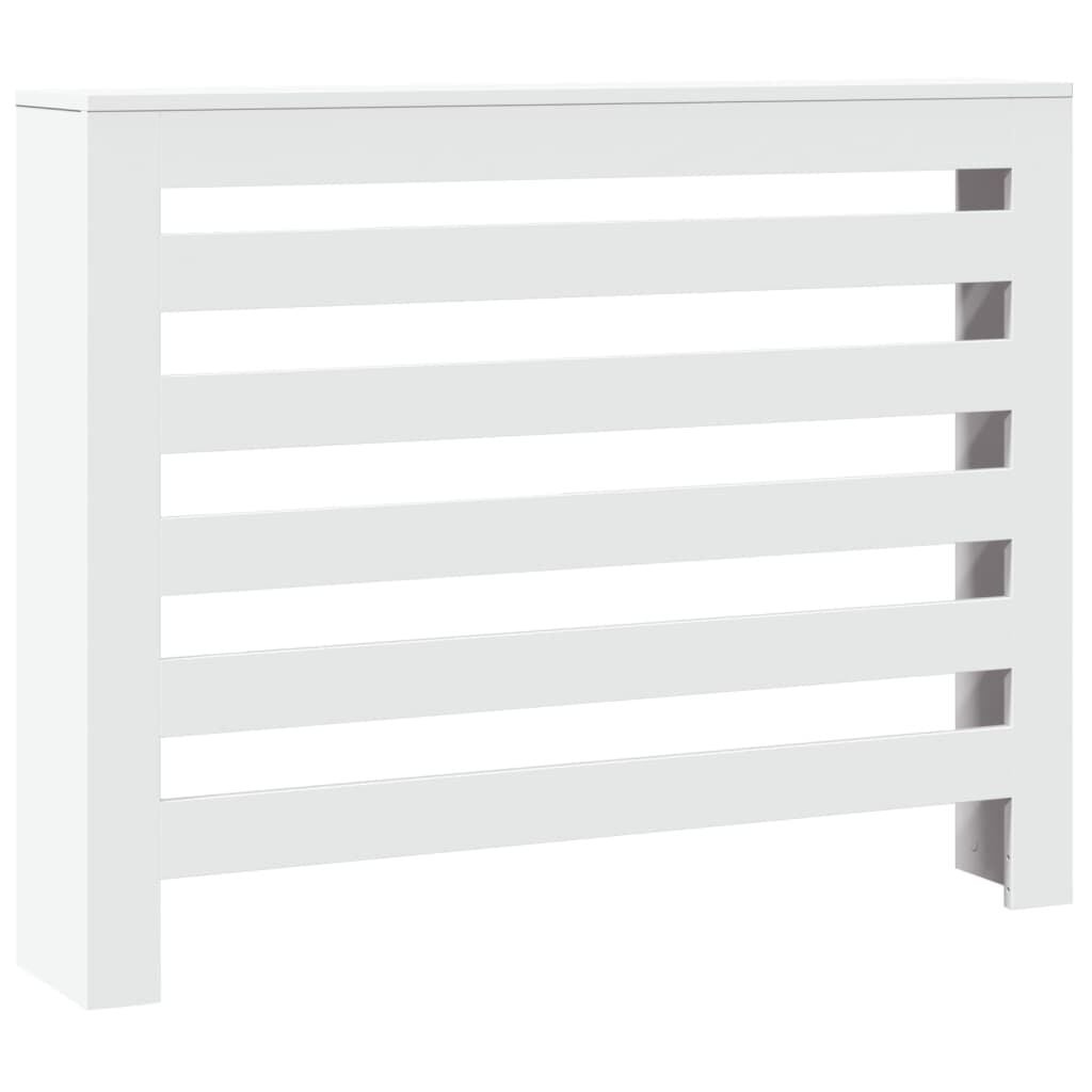 Radiatorombouw met Latten Design - Wit Hout - 104x20x82 cm (33% Korting)