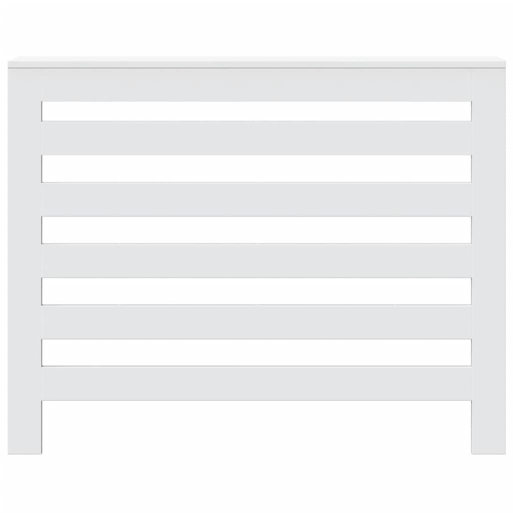 Radiatorombouw met Latten Design - Wit Hout - 104x20x82 cm (33% Korting)