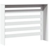 Radiatorombouw met Latten Design - Wit Hout - 104x20x82 cm (33% Korting)