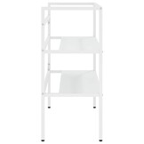 Wastafelframe Wit Ijzer 79x38x83 cm met 34% Korting