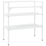 Wastafelframe Wit Ijzer 79x38x83 cm met 34% Korting