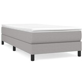Lichtgrijs Bedframe van Stof (90x200cm) - 53% Korting