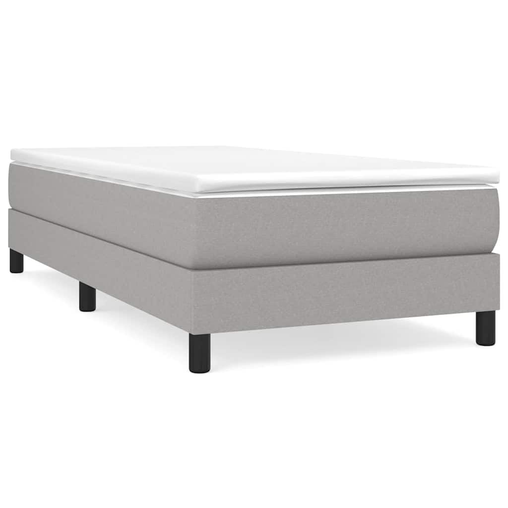 Lichtgrijs Bedframe van Stof (90x200cm) - 53% Korting