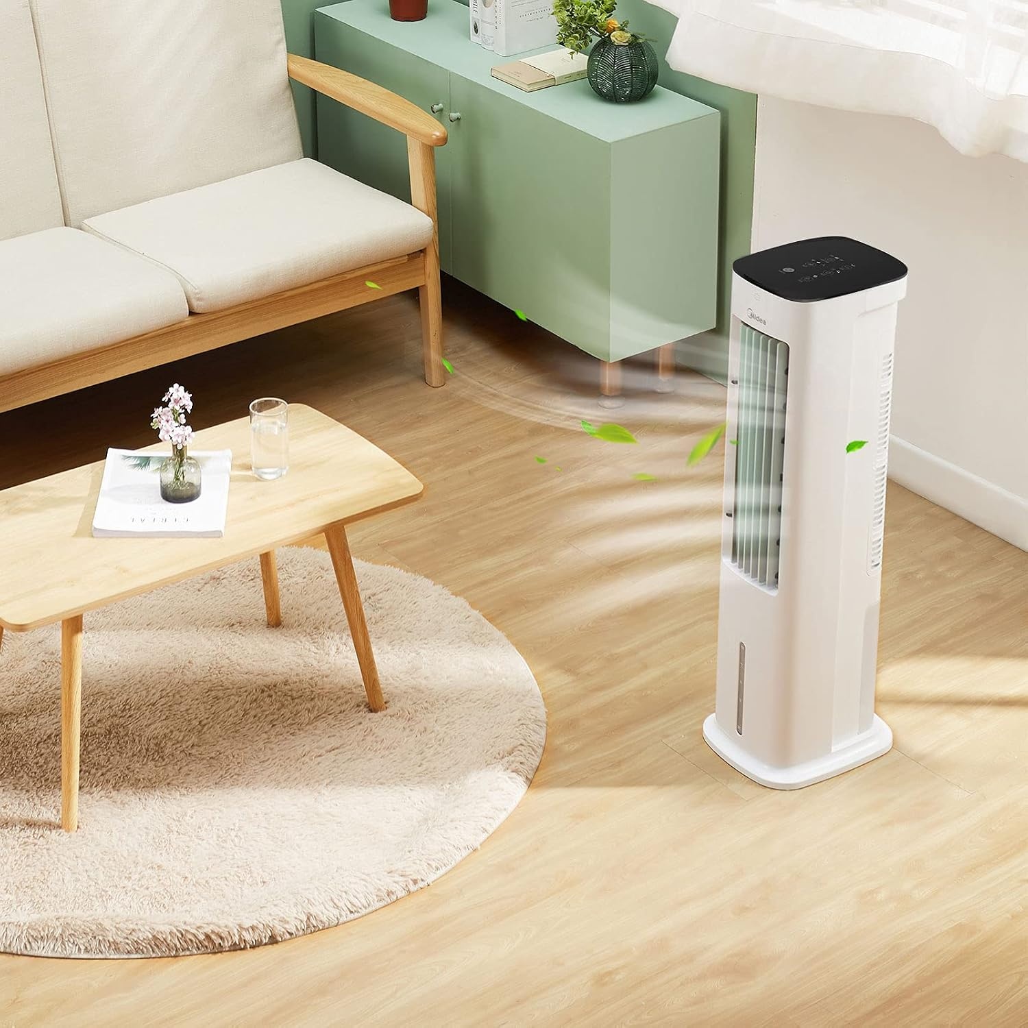 Mobiele Luchtkoeler 4-in-1 Wit - 34% Korting!