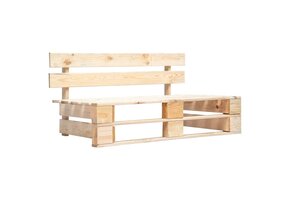 VidaXL Houten Tuinbank van Pallet Hout - 34% Korting