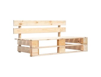 VidaXL Houten Tuinbank van Pallet Hout - 34% Korting