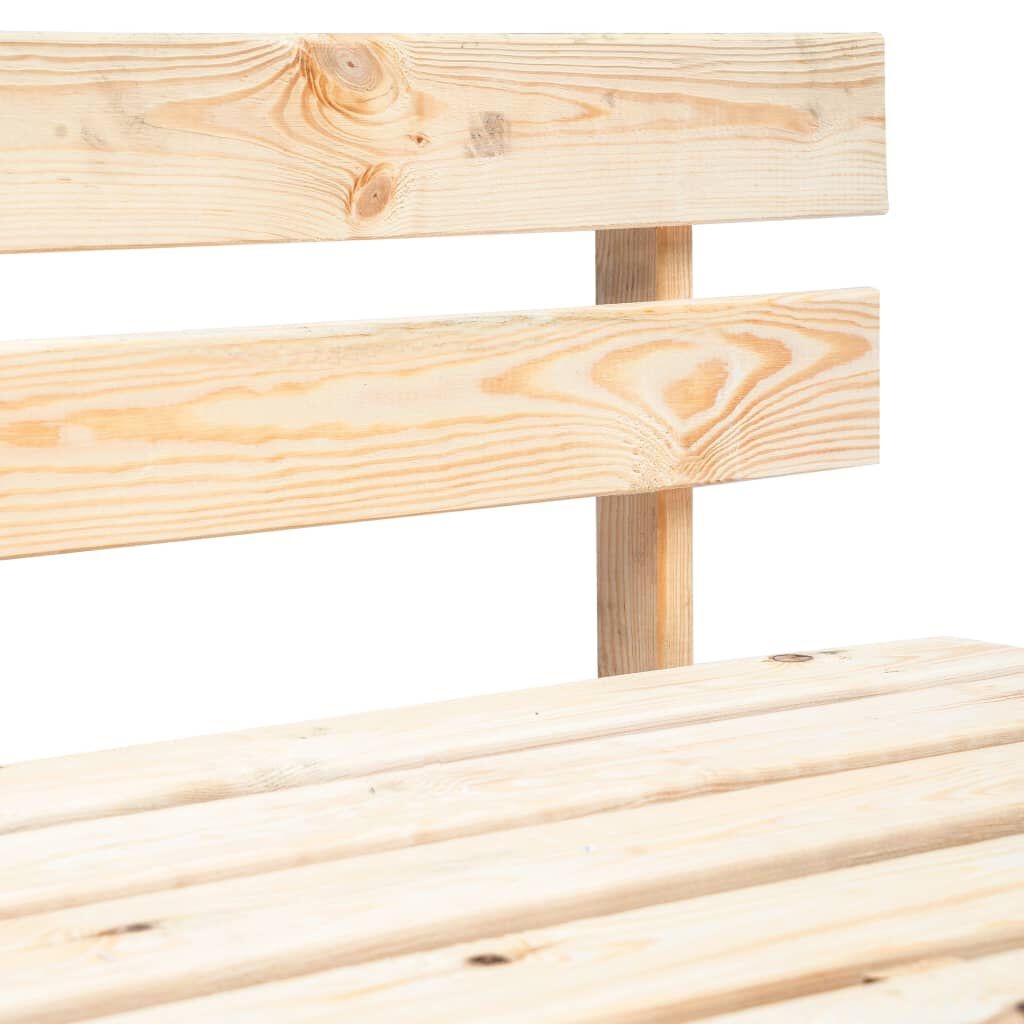 VidaXL Houten Tuinbank van Pallet Hout - 34% Korting