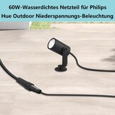 60W Weerbestendige Buitenvoeding Zwart - 32% Korting