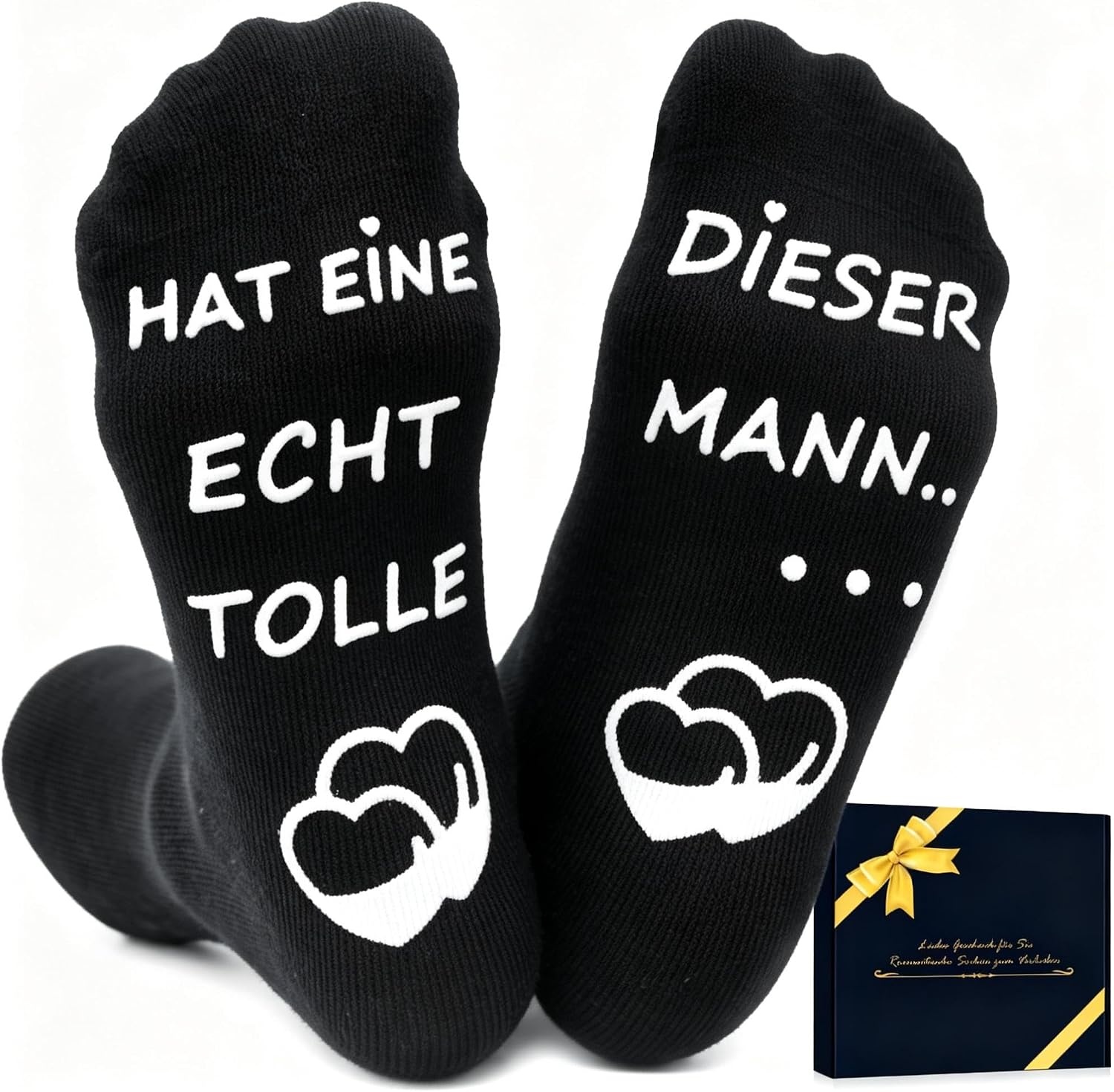 Grappige Sokken EU 39-45 Zwart Heren & EU 35-43 Roze Dames | 50% Korting