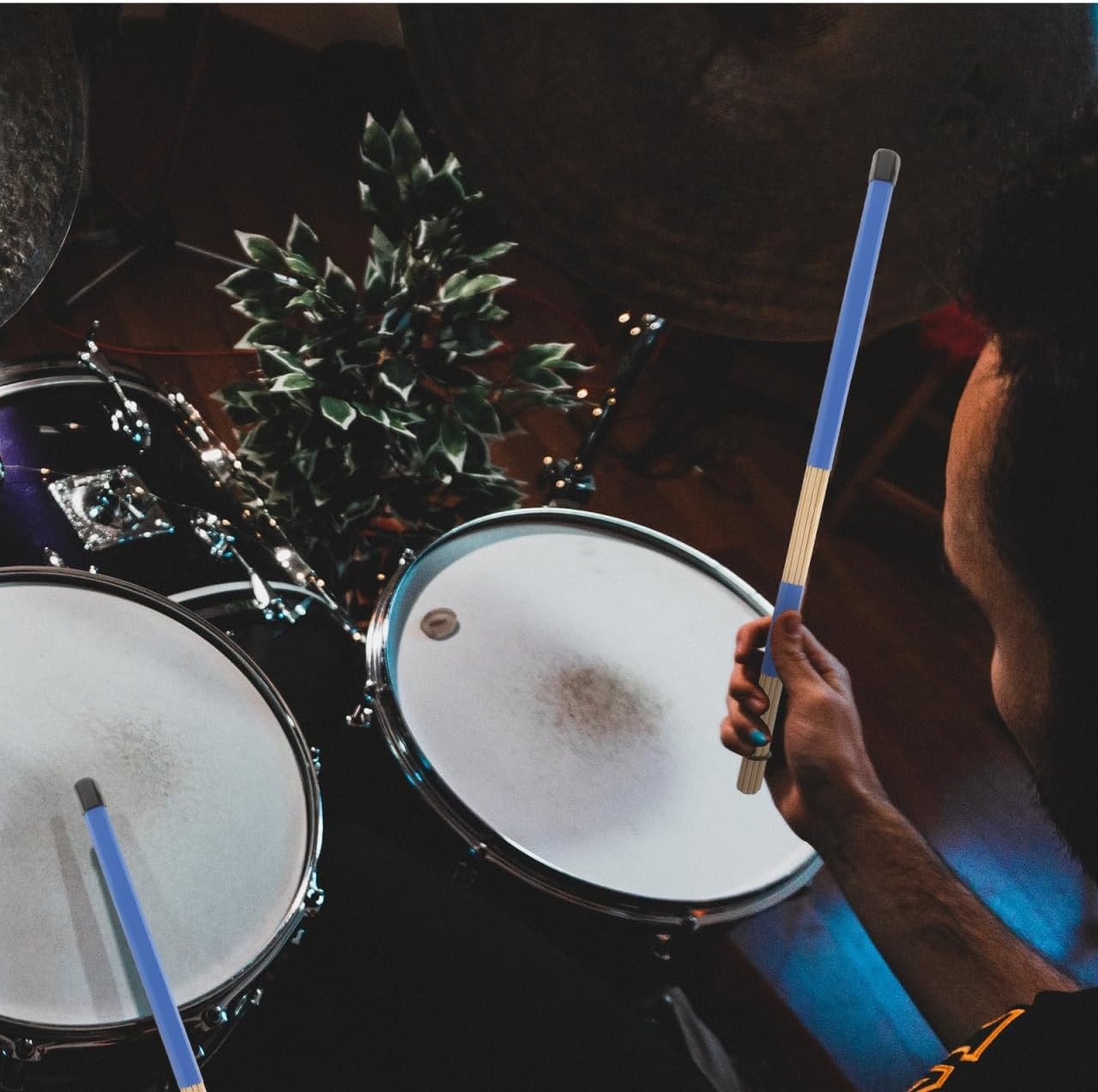 Bamboe Drumsticks Blauw 40 cm (1 Paar) - 31% Korting