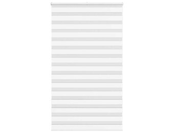 Zebra Rolgordijn Wit 130x200 cm - 33% Korting