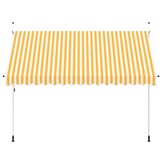Uittrekbare Luifel 350cm Oranje/Wit Gestreept - 34% Korting