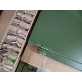 Plantenbak Olijfgroen Staal 120x80x40 cm (54% Korting)