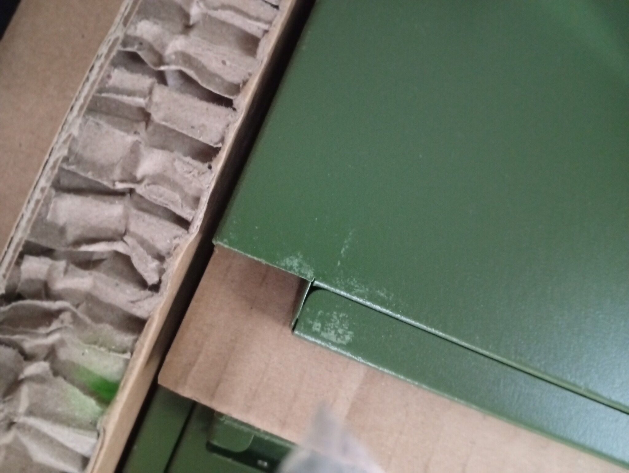 Plantenbak Olijfgroen Staal 120x80x40 cm (54% Korting)