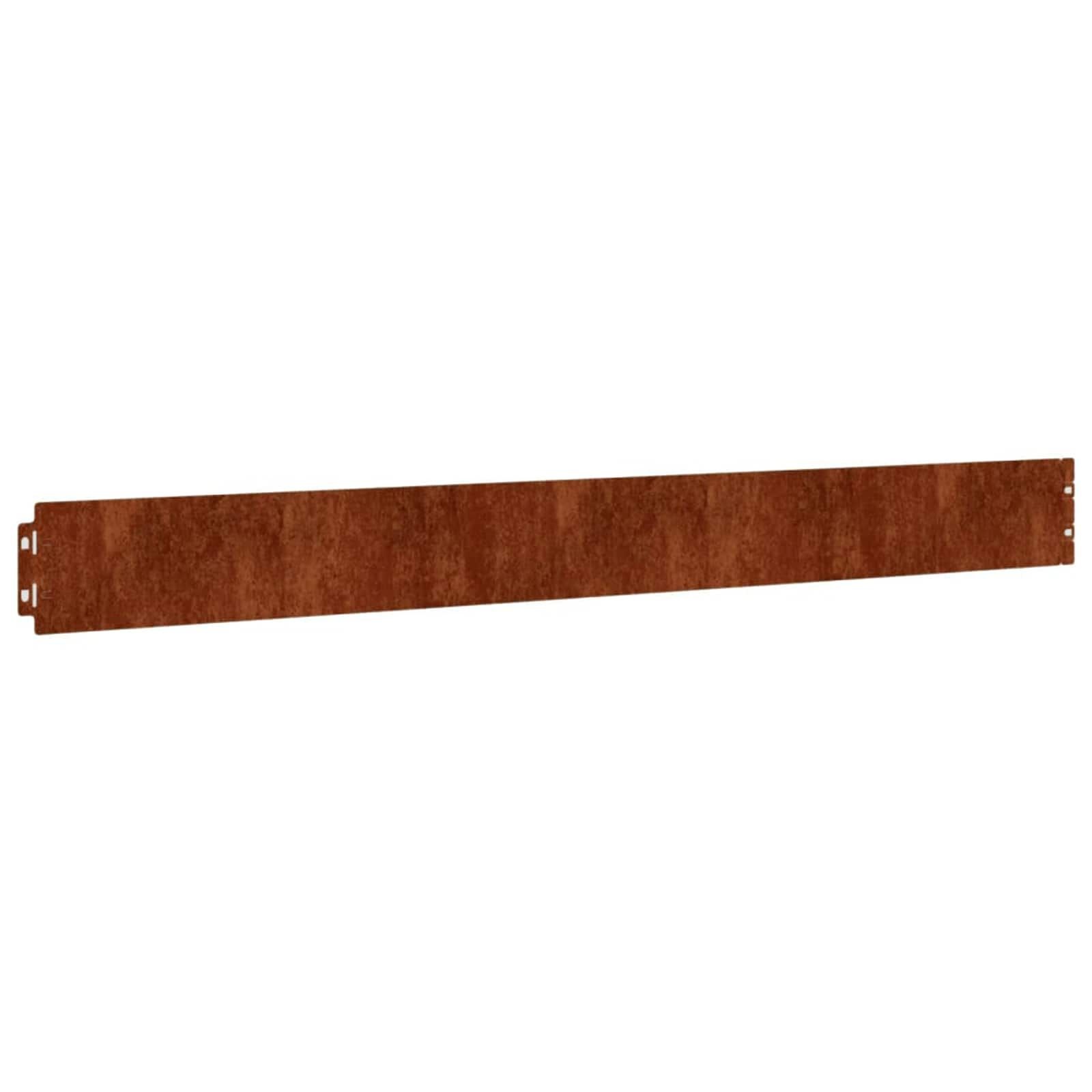 10x Cortenstaal Gazonranden (103cm) - 33% Korting