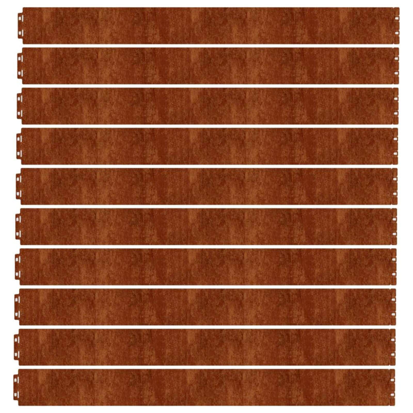 10x Cortenstaal Gazonranden (103cm) - 33% Korting