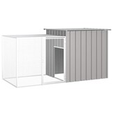 VidaXL Kippenhok 200x91x100 cm Gegalvaniseerd Staal - 54% Korting