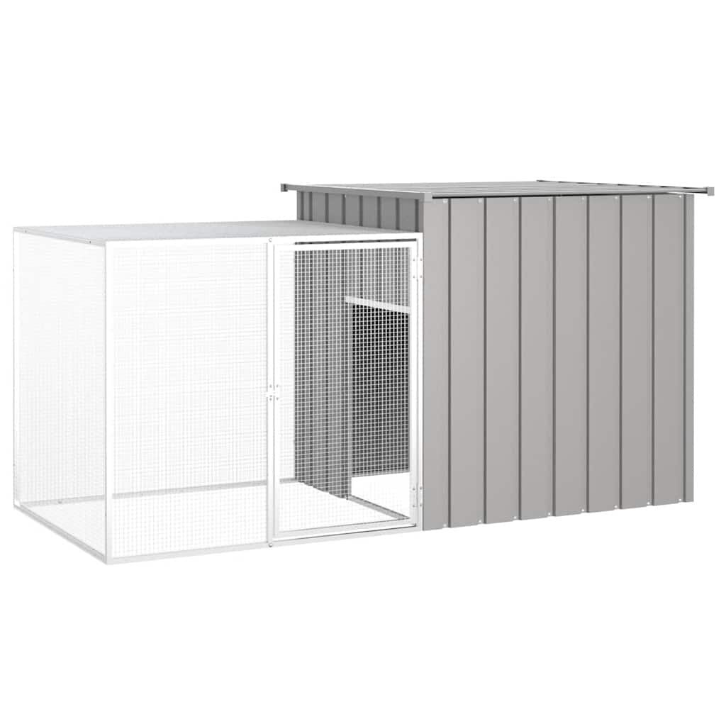 VidaXL Kippenhok 200x91x100 cm Gegalvaniseerd Staal - 54% Korting