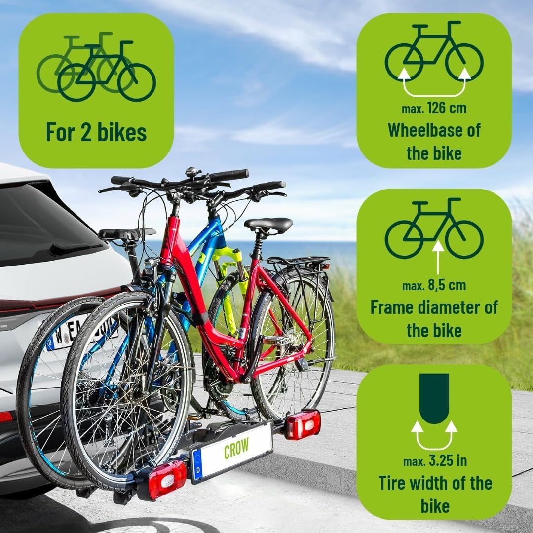 Fietsendrager Trekhaak 2 Fietsen E-bike (35% Korting)