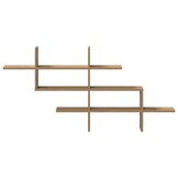 vidaXL Wandschap 124,5 cm Eikenlook - Ruimtebesparend & Stabiel met 33% Korting