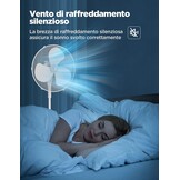 Staande Ventilator Midea FS40-20M, 40W, Wit - 34% Korting!