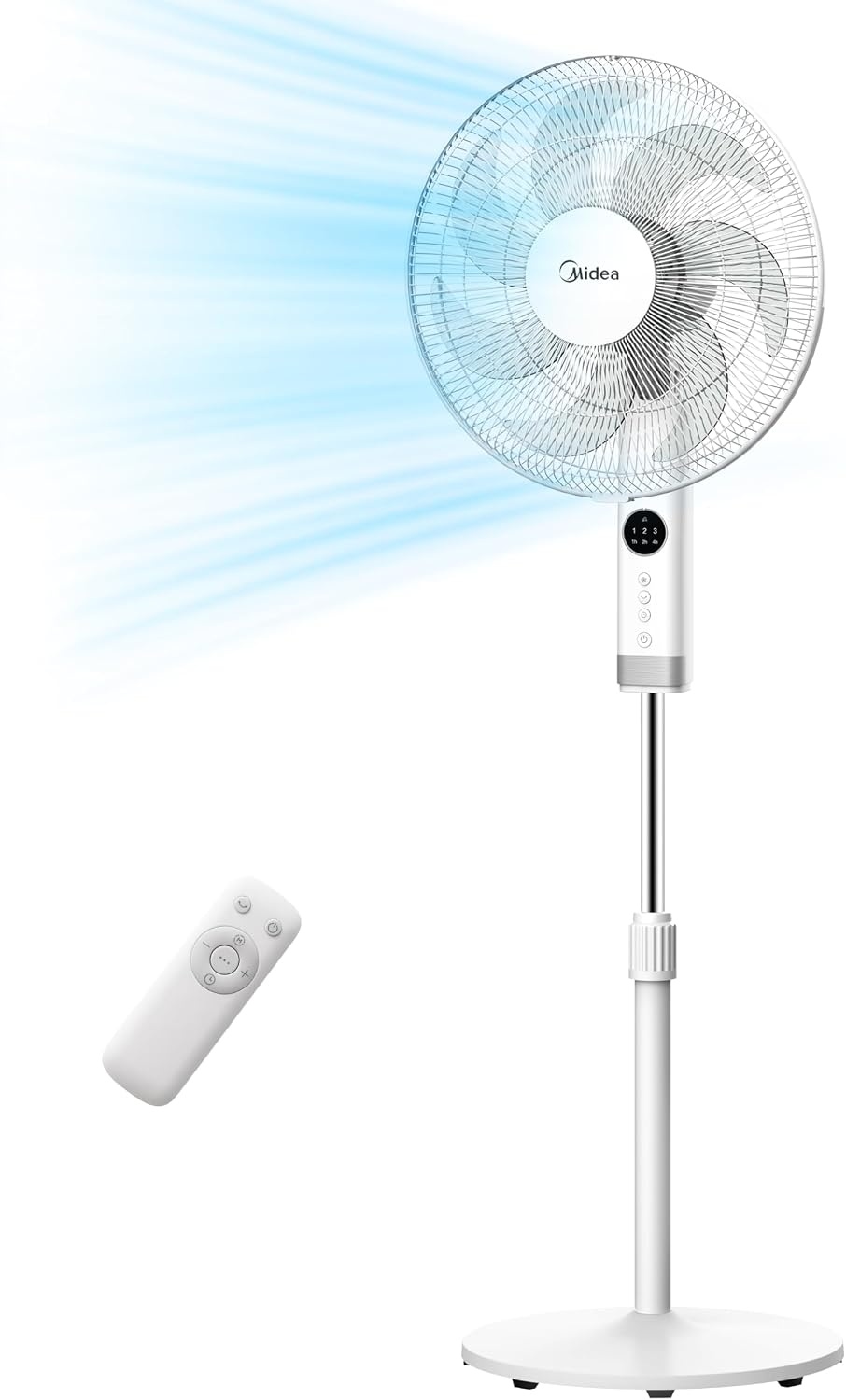 Staande Ventilator Midea FS40-20M, 40W, Wit - 34% Korting!