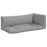 vidaXL Palletkussens Set (3 Stuks) Grijs - 34% Korting