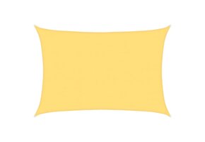 vidaXL Zonnezeil Beige 5x6m HDPE - 34% Korting