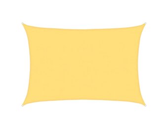 vidaXL Zonnezeil Beige 5x6m HDPE - 34% Korting