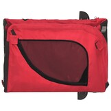 Hondenfietskar Robuust Oxford Stof Rood/Zwart - 34% Korting